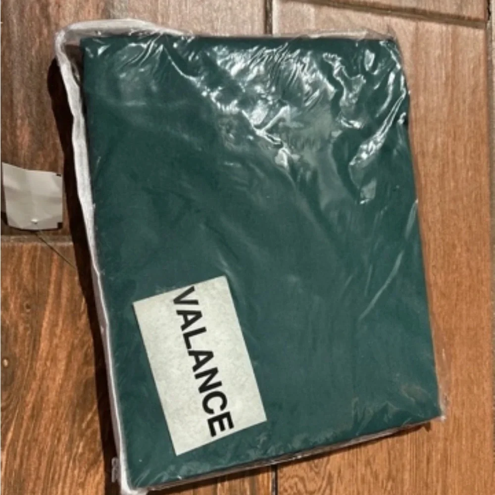 Unbranded Forest Green Curtain Panel - Classic Solid Drapery